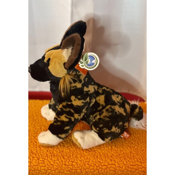 New Wild Republic African Wild Dog Stuffed Animal Plush With Tag Realistic - Picture 5 of 7